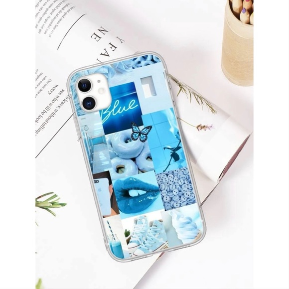 Blue Themed Lips iPhone 12 Pro Max Case 💙 - Picture 3 of 17